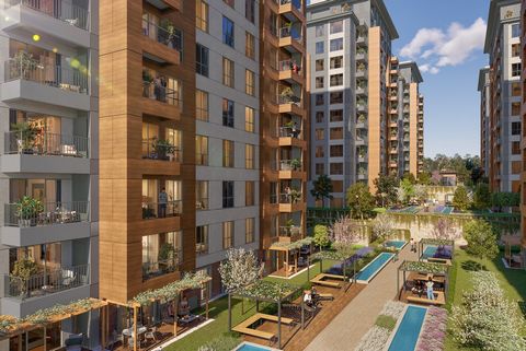 23.528 m2 Land 101.000 m2 Total Construction Area 7 BLOCKS 574 APARTMENTS 1+1 2+1 3+14+1 APARTMENTS 14 Commercial Units with an Area of 1,340 m2 Transportation SHOPPING MALL 2 KM Mevlana Physical Therapy Hospital 2 KM Taksim Research Hospital 3 KM Is...