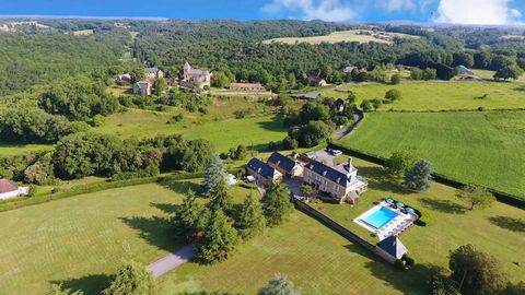 Nestled just a short 15-minute drive from the enchanting medieval town of Sarlat-la-Caneda, this exceptional manor estate offers a blend of timeless elegance and modern luxury. Featuring two distinct guest houses, this property presents a unique oppo...