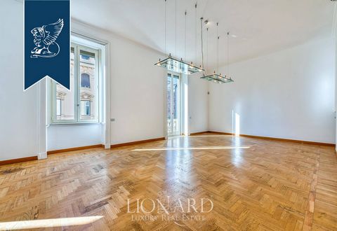 Magnificent 440 sqm luxury apartment for sale in the heart of one of the most sought after residential areas in Rome. Located on the first floor of an elegant palace, this residence stands out for its brightness, given by the large windows, and the h...