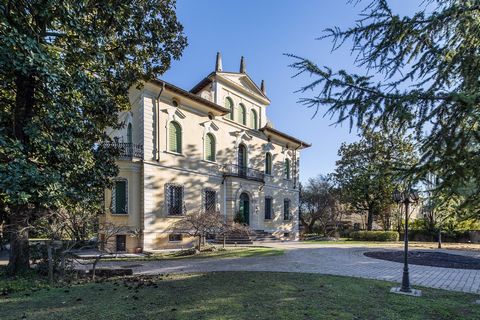A combination of prestige, luxury and history. Behind a magnificent city wall, this charming Art Nouveau villa in Isola della Scala rises majestic. An architectural jewel designed by the famous Ettore Fagiuoli in 1920. An enchanting journey through t...