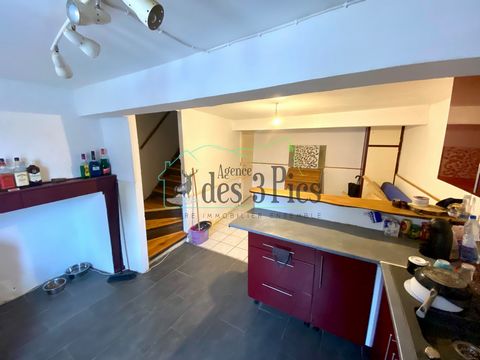 In the town of Saint-Lizier, all amenities nearby, come and discover this pretty house on 4 levels renovated 5 years ago. Ski slope at 1h00, Saint-Girons at 2min, Toulouse at 1h00. It consists of a living room / kitchen, 3 bedrooms, bathroom + WC, la...