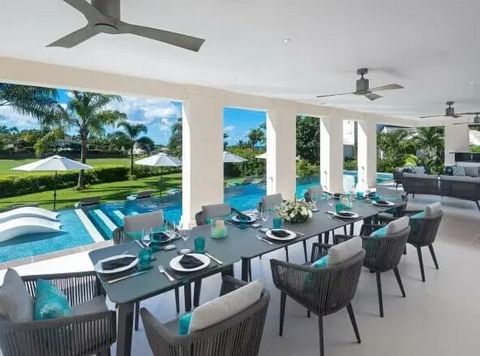 Seaduced’ is a high quality, purpose built, stunning 5-bedroom / 7-bathroom villa ideally positioned overlooking the 16th Fairway of Royal Westmoreland’s world-wide known golf course in Barbados. This one-off, architecturally designed, luxury villa e...