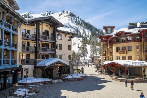 This one bedroom condo is located in the heart of the The Village at Palisades Tahoe, at the base of the world renown ski area. It is on the second floor of building 2, overlooking the event plaza and enjoying stunning views of the ski area. Just ste...