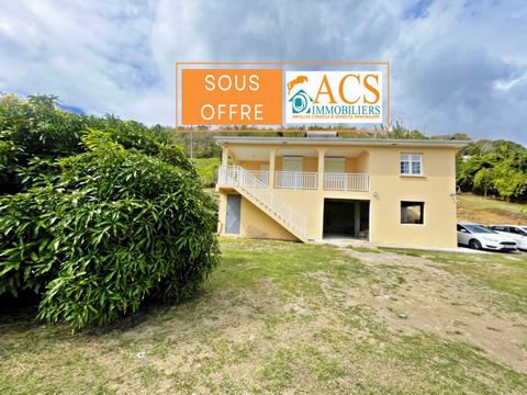 ACS offers you in a quiet area of Micolo Abymes, an autonomous house with usable basement composed of a living room, a fitted and equipped kitchen, a pantry, 3 air-conditioned bedrooms, 2 bathrooms, one of which has a toilet, a separate toilet, a ver...
