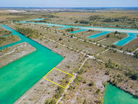 Discover your own private paradise in Queens Cove, Freeport! This premier canal lot offers 100 feet of pristine waterfront, perfect for building your dream getaway. Enjoy stunning sunrises, easy access to snorkeling and fishing, and the convenience o...