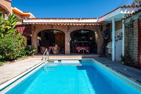 About 63 Calle Verano Casa Verano Traditional Mexican home with a main house consisting of 2 bedrooms 2 baths full kitchen with extra large breakfast bar walk in pantry living area and large terrace overlooking the heated swimming pool. Plus a casita...