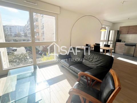 Located in Issy-les-Moulineaux (92130), this 70m² T3 apartment is a stone's throw from the heart of the city, a 3-minute walk from the Corentin Celton metro station and the Issy Town Hall. The recent 2019 residence offers a privileged setting in a so...