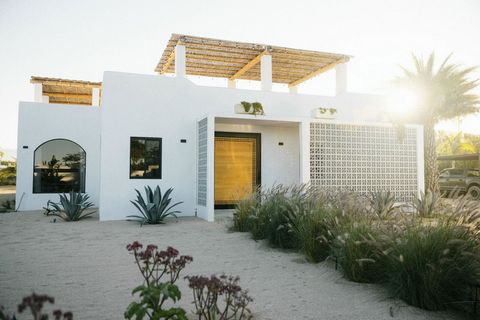 Welcome to Verano Sin Fin a serene and stylish retreat down a quiet road off Baja Beans Road in the heart of the lush Huerta of Pescadero designed by local architect Daniel Torres Lepine. This fully walled compound offers privacy and a relaxed atmosp...