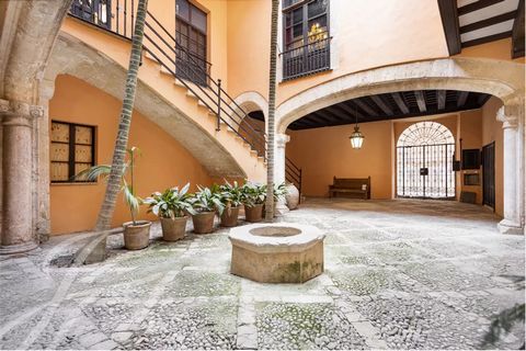 A Noble floor apartment to be refurbished in one of the most emblematic streets of the Old Town of Palma de Mallorca. This property offers a unique opportunity for those looking for a property with the charm and characteristics of historic mansions. ...