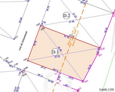 Livraison immédiate ! Secteur de Bruguières : Idéalement située à proximité de Toulouse, accès facile aux commodités urbaines tout en préservant une atmosphère paisible. TOULOUSE REUNION IMMO vous propose ce terrain viabilisé/à bâtir d’une surface 58...