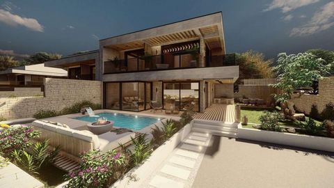 Neue stilvolle Villa in Umag, in einem neuen, umzäunten 5-Sterne-Komplex, nur 100 Meter vom Meer entfernt! Diese einzigartige Luxusimmobilie wird Sie mit ihrem Luxus und Komfort begeistern, mit einer Gesamtfläche von 192,13 Quadratmetern und wundersc...