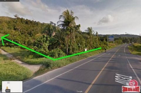 This is a large flat land plot for sale close to Phuket International Airport and near a Five Star Hotel. The land plot is 54 meters wide with main raod frontage and 70 meters in length and is 3,024 sqm (1-3-56). Nai Yang Beach is a short 450 meters ...