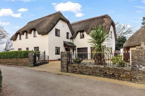 Built approximately 18 years ago to a design in keeping with the village and surrounds this splendid home has much to commend having colour washed rendered elevations under a thatched roof. An in out sandstone coloured paviour drive, behind wrought i...