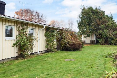 Bienvenue dans un chalet d'été confortable à Mellbystrand, à seulement 200 mètres de la mer ! Ce charmant chalet dispose d'un jardin et d'une terrasse vitrée, parfaits pour les soirées d'été, qu'il pleuve ou qu'il fasse beau. À l'intérieur, vous trou...