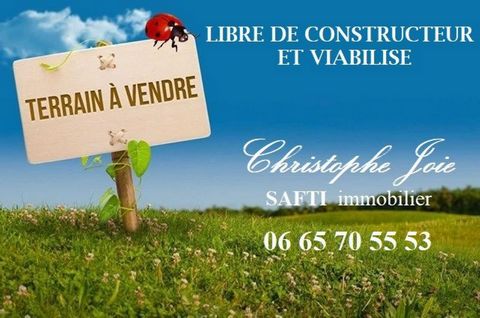 Terrain à bâtir 344 m², viabilisé, clôturé, Tram