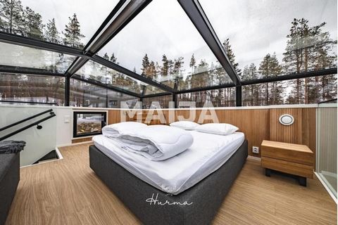 Now for sale 2 detached villas with glass roofs in Utsuvaara.Experience the tranquility of Lapland in this beautiful glass-roofed villa in Levi, Finland. Nestled in the heart of the Arctic wilderness, the 38-square-foot vacation home offers the perfe...