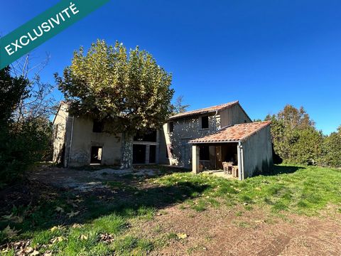 MAISON EN PIERRE AVEC GRANGES ET TERRAIN -