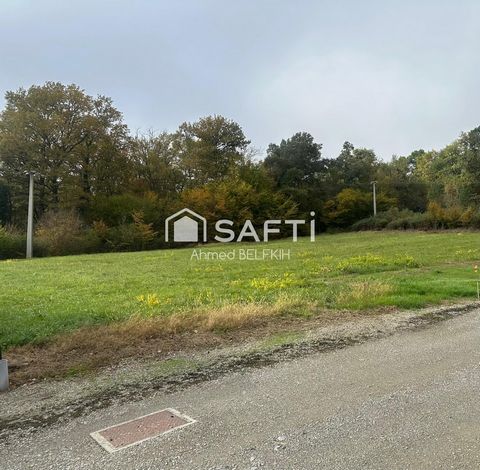 Cleyrac - Beau terrain viabilisé de 1864m²