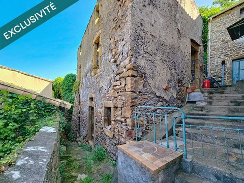 Graissessac – Ruine à réhabiliter avec terrain de 2 500 m² et vue dominante