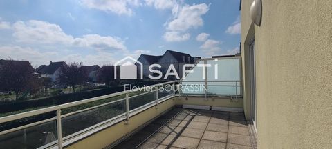 Entzheim - T4 de 84m² - cuisine équipée - terrasse