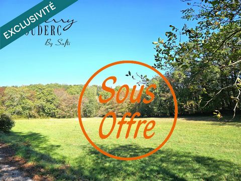 Terrain constructible de 2575 m² en campagne.