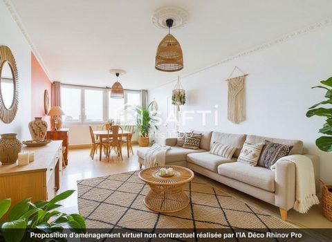 Bel appartement lumineux avec double exposition et vue dégagée