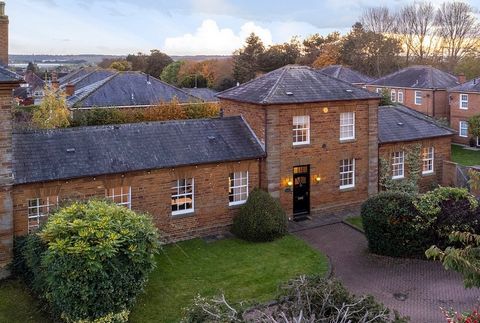 Discover the timeless beauty and character of this exquisite 1830s Grade II Listed property, nestled in a private cul-de-sac within the sought-after village of Wootton, Northamptonshire. This stunning house offers three bedrooms, two bathrooms, a bea...