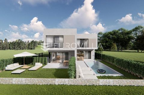 Pirovac, beautiful villa with a pool, net floor area 239.12 m2. The villa is divided into two duplex apartments, each with its own amenities. Apartment 1 consists of a living room and dining area, kitchen, storage room, hallway, staircase, and bathro...