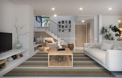 Townhouses with private gardens in Esporles We are pleased to offer this new development project that consists of 13 two-storey townhouses, for sale in the town of Esporles. Built in an authentic Mallorcan style, the houses offer a comfortable home w...