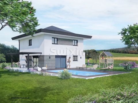 Ref 67793M1FV: Metz Tessy - Project for an individual villa of approximately 130 m²: a beautiful open living room, 4 bedrooms, a garage, on land of approximately 800 m2. non-contractual visual. To discover ! Swixim independent sales agent in your sec...