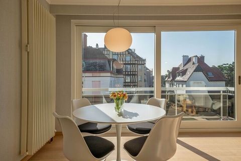 Welcome to a modern apartment with a stylish interior, within walking distance of the beach of De Haan. Situated on the third floor, you enjoy a southern orientation for plenty of natural light. The layout includes a separate bedroom for privacy and ...