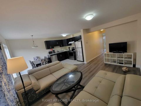 Furnished / Unfurnished, Yearly Lease options available!. Beautiful & Charming 3 BedroomTownhouse! Very Well Maintained! Approx 5 Years New! 3 Generous Size Bedrooms, 2nd Floor Laundry.Wooden Flooring In Whole House! A Great Walk Out To Deck From The...