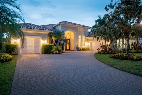 SAIL OVER TO THIS IMPECCABLE Palm Cove Estate home - It's everything you've ever wanted and more! Live in Palm City's premier guard gated boating and golfing community offering a 93 slip marina with easy ocean access. This four bedroom, 4 and 1/2 bat...