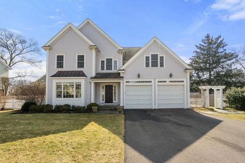 Don't miss this beautiful spacious 5 bedroom Colonial on Parker Road. Stunning gourmet kitchen with large island, quartz countertops, double dishwashers and bonus eat -in area opens to a sun filled family room with fireplace. Formal Dining room and L...