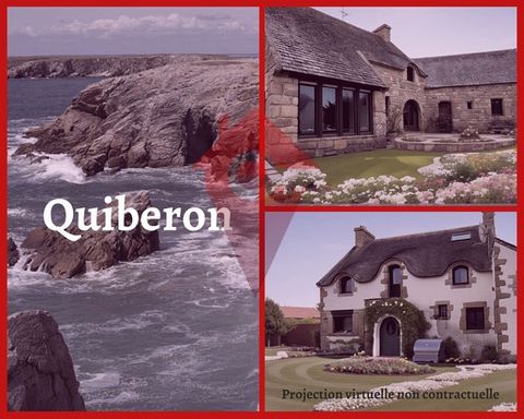 In Quiberon, acquire a new home with a bastide of character to completely renovate with 6 bedrooms. If you are looking for a large accommodation where each member of your family will find their place, this could be the bastide for you. You can contac...