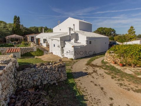 Large country house for sale near Sant Lluís, in the small hamlet of Biniali, well communicated and with a traditional rustic style that will enchant you. The main house, on two floors, stands out for its unique character. As you enter, you will find...