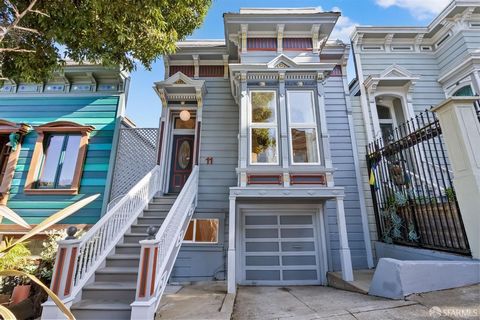 Grand Victorian-style home w/elegant period details, stylish lighting & beautifully refinished softwood floors. Ideally situated near Cortland, Mission St. & Church St eateries, shopping, park, public trans & corp shuttles within 1-2 blocks - 96 Walk...