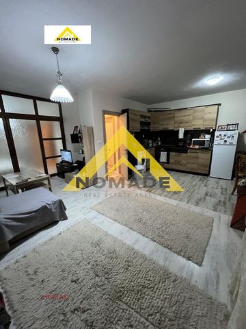 Real estate agency 'Nomad' presents to you an EXCLUSIVE one-bedroom apartment in the town of Nomad. Asenovgrad. Distribution: Spacious living room with dining area and kitchenette, bedroom, bathroom with toilet, corridor and terrace. Location: The ap...