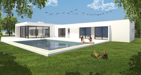 Fantastic villa in the quiet area of Papagovas Lourinhã, 45min drive from Lisbon. Inserted in a plot of 838 m2, implantation area of 180m2 and construction area of 250m2, the house will have 2 floors, plus an annex with 40m2. Modern style materials, ...