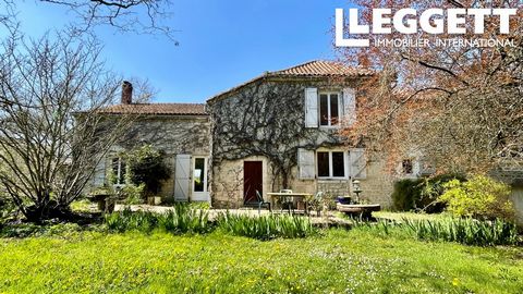 A27905VC16 - A watermill offering tranquility and sustainability set in approximately 12,000m2 of land. It is a secluded haven for many forms of visiting wildlife. The property is surrounded by land and is a beautiful place to enjoy the Charente coun...