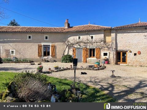 Fiche N°Id-LGB159861 : Sauze vaussais, House of about 150 m2 including 5 room(s) including 3 bedroom(s) + Garden of 1295 m2 - Stone construction - Ancillary equipment: garden - courtyard - double glazing - fireplace - - heating: Wood Stove Roofs in g...