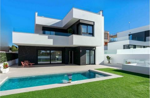 Villas for sale in Benimar, Rojales, Costa Blanca 9 modern 3-bedroom homes in Rojales. Each house has a private pool, optional solarium, elegant design and excellent location. Each home offers a living area of 135.23m2, with a 37.80m2 solarium, provi...