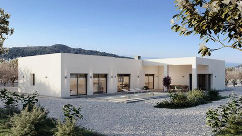 VILLAS DE OBRA NUEVA EN PINOSO Obra Nueva Villas independientes modernas que se pueden construir en parcelas rústicas o urbanas tenemos una amplia gama disponible en la zona de Pinoso 3 dormitorios 2 baños 2 aseos de invitados Piscina privada Instala...