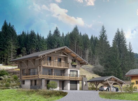 Nieuw 7-kamer chalet met 4 slaapkamers van 154 m2 en een geïntegreerde studio van 30 m2 gelegen nabij de hellingen van Linga en het centrum van het resort. Het chalet zal worden gebouwd met hoogwaardige materialen (antraciet aluminium buitenkozijnen,...