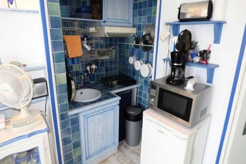 This charming studio apartment, located in a small residence, offers a cozy space with a mezzanine sleeping area and a living room with a 2-seater sofa bed. It accommodates up to 4 people, making it ideal for couples or small families. The apartment ...