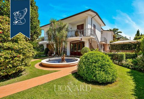 This luxury villa for sale in Forte dei Marmi epitomizes elegance and functionality, offering two independent flats totaling 400 sqm of interiors, a lush 1,260 sqm private garden. Situated in the heart of Versilia, it provides easy access to the beac...