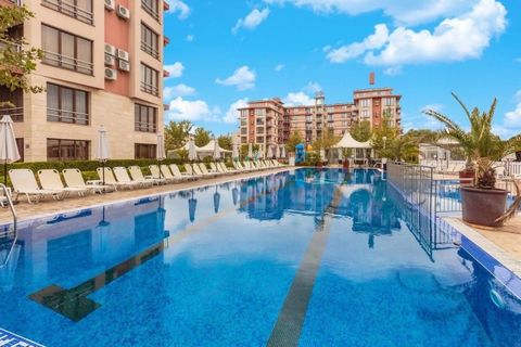 The property is part of recently built apart-complex Tarsis - Club & Spa (2013) in the most green and quiet part of Sunny beach resort. Distance to the beach is less than 10 min walking. The complex has 2 swimming-pools, relaxing zone around the pool...