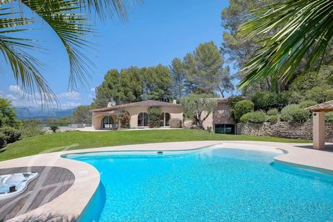 Halfway between Mougins and Valbonne, in the residential area of Le Redon, a superb Couëlle-inspired property, nestled in a wooded and landscaped parkland of approximately 10 300 sq.m, enhanced by a free-form swimming pool, jacuzzi and pool house. Ba...