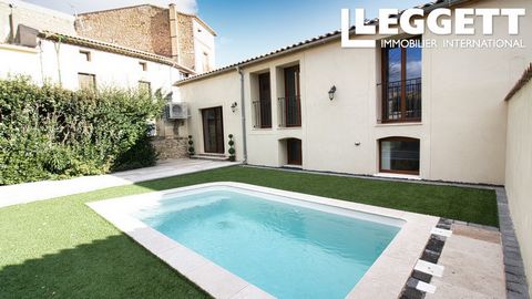 A34202RAB34 - Nestled in the picturesque village of Saint Genies de Fontedit, this stunning, recently converted barn offers a unique blend of rustic charm and modern living. Part of a high-end conversion into two adjacent properties, this beautiful h...