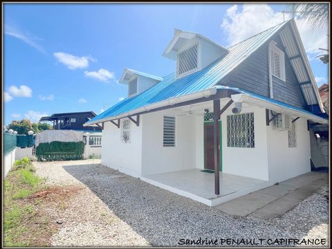 A VENDRE A KOUROU (GUYANE FRANCAISE) UNE MAISON INDIVIDUELLE T4 DE 68 m² - SUPERFICIE DU TERRAIN 292 m² - AU PRIX DE 225 000